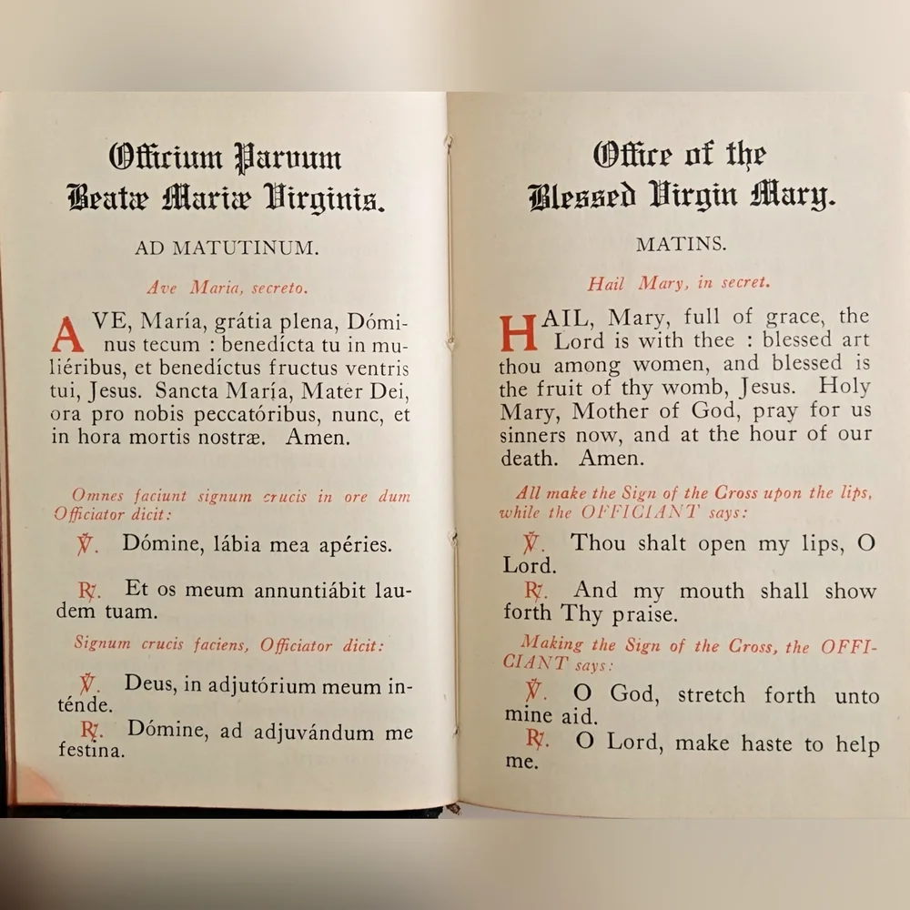 ✠︎ The Office of The Blessed Virgin Mary 1909 - Picture 8 of 9